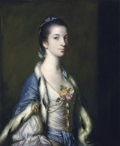 Porträt einer Dame, 1758 von Joshua Reynolds